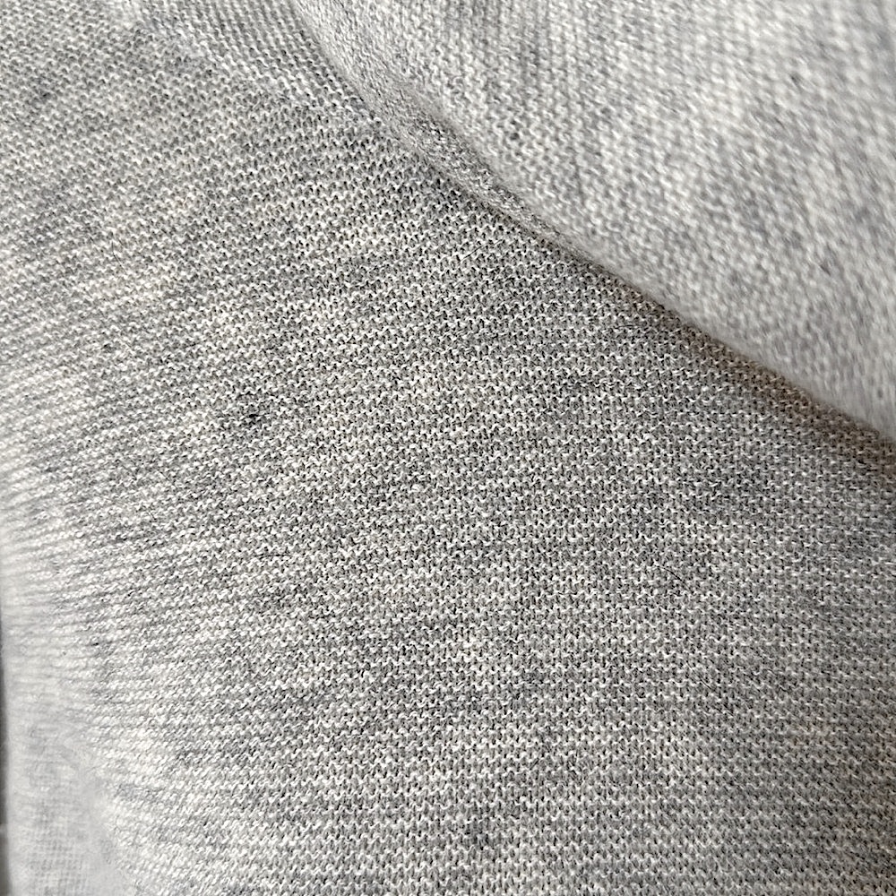 NWOT!! Kier +J 100% Cashmere Light Gray Marled Sweater! S - Picture 5 of 7